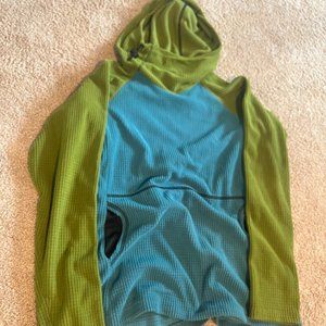 Melanzana Womens Microgrid Fleece Hoodie